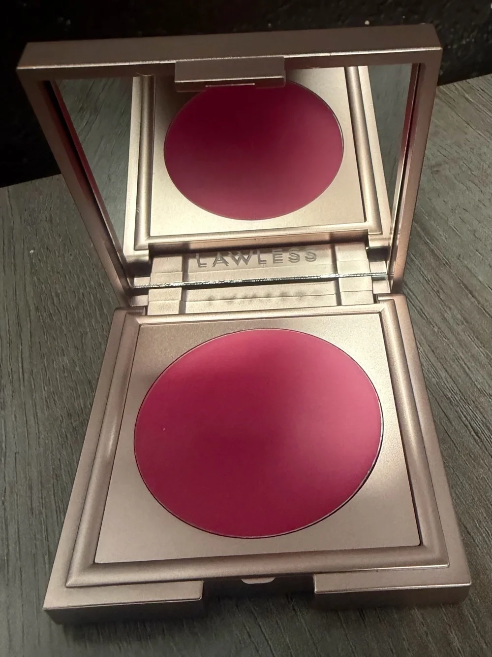 LAWLESS Cream Blush - Bright Rose Pink